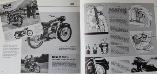 Knittel "DKW Motorraeder 1949-58" Motorbike-History 1988 (6439)