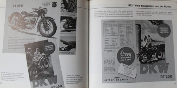Knittel "DKW Motorraeder 1949-58" Motorbike-History 1988 (6439)