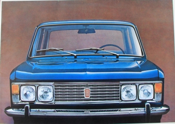 Fiat 125 Modelprogram 1969 Carbrochure (6470)