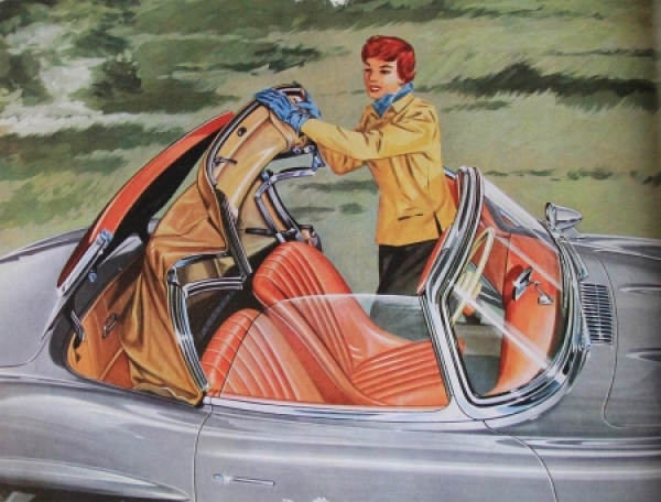 Mercedes-Benz 300 SL Roadster Modelprogram 1958 Carbrochure (6480)