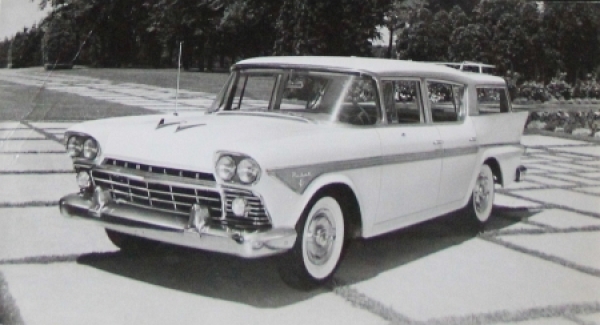 Rambler Rebel V8 Stationwagon 1958 Factoryphoto (6494)