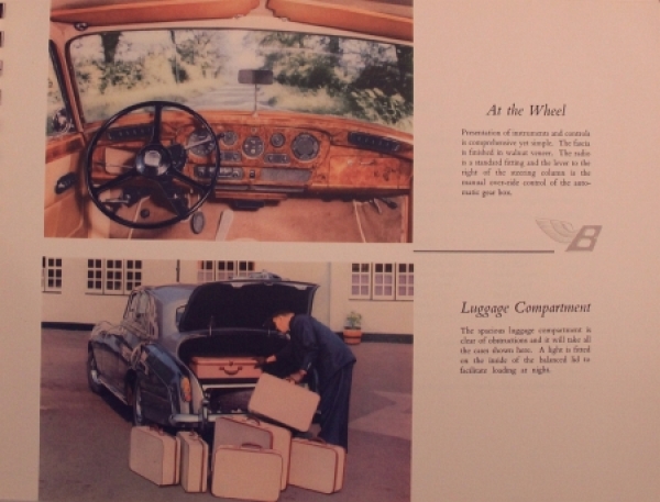 Bentley S 2 Modelprogram 1959 Carbrochure (7692)