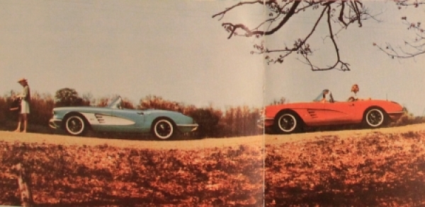 Chevrolet Corvette Modelprogram 1960 Carbrochure (4186)