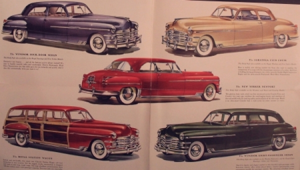 Chrysler Modelprogram 1949 Carbrochure (8724)