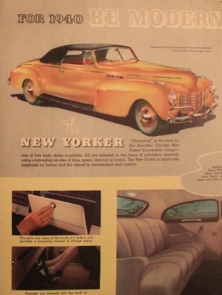 Chrysler Modelprogram 1938 Carbrochure (8722)