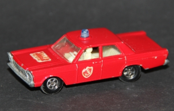 Matchbox Lesney Ford Galaxie "Fire Chief" 1967 Metallmodell (6608)