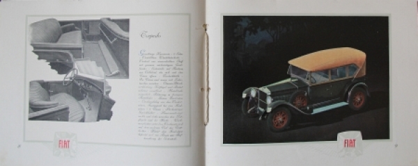 Fiat 520 Modelprogram 1928 Prestigebrochure (7414)