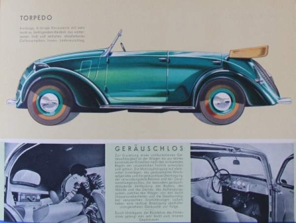 Fiat 508c Modelprogram 1937 Carbrochure (7429)