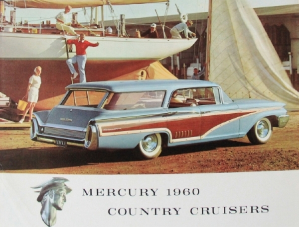 Ford Mercury Country Cruiser Modelprogram 1960 Carbrochure (8628)