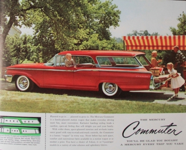 Ford Mercury Country Cruiser Modelprogram 1960 Carbrochure (8628)