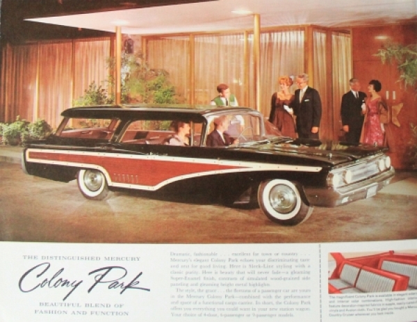 Ford Mercury Country Cruiser Modelprogram 1960 Carbrochure (8628)