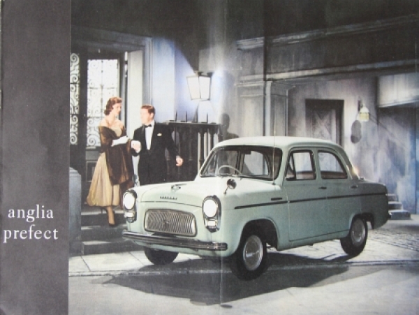 Ford Anglia Perfect Modellprogramm 1957 Automobilprospekt (6708)