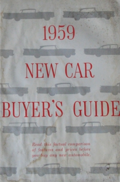 Ford Mercury Modelprogram 1959 "New Car Buyer's Guide" Carbrochure (6720)