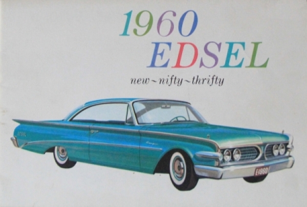 Edsel Ford Modelprogram 1960 "New-nifty-thrifty" Carbrochure (6729)