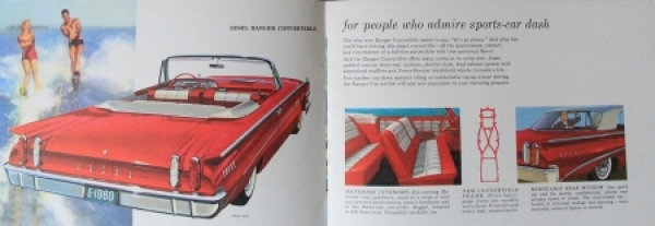 Edsel Ford Modellprogramm 1960 "New-nifty-thrifty" Automobilprospekt (6729)