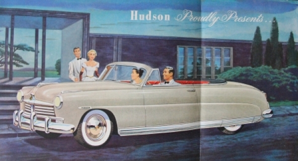 Hudson Convertible Brougham Modellprogramm 1948 Automobilprospekt (6737)