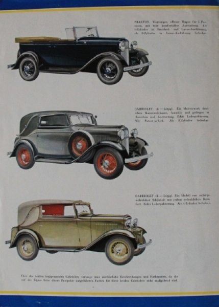 Ford A Modellprogramm 1928 Automobilprospekt (7855)