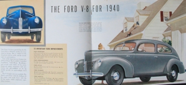 Ford Modelprogram 1940 Carbrochure (7868)