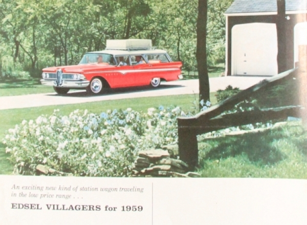 Edsel Ford Station-Wagons Modelprogram 1959 Carbrochure (8794)