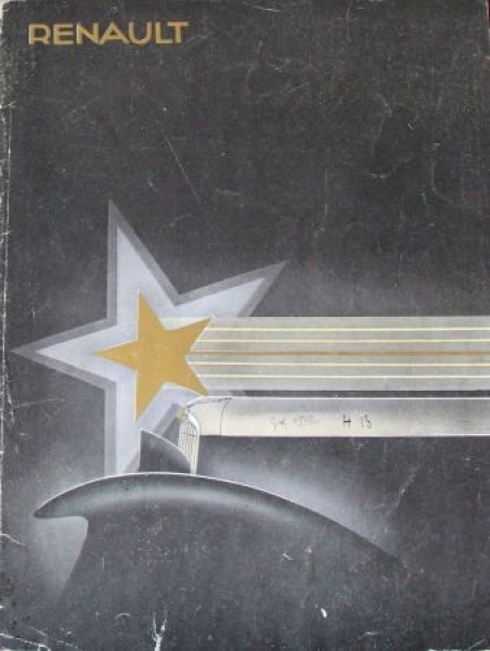 Renault Stella Modelprogram 1932 Carbrochure (6783)