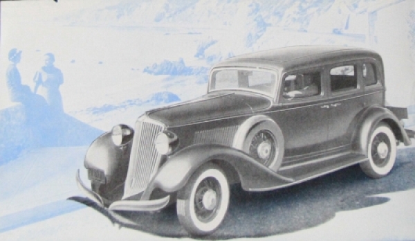 Graham Paige Modelprogram 1936 Carbrochure (8646)