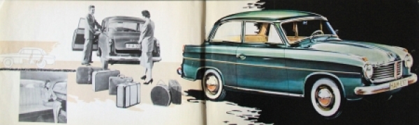 Goliath 1100 Modelprogram 1959 Carbrochure (4149)