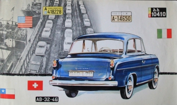 Goliath 1100 Modelprogram 1959 Carbrochure (4149)