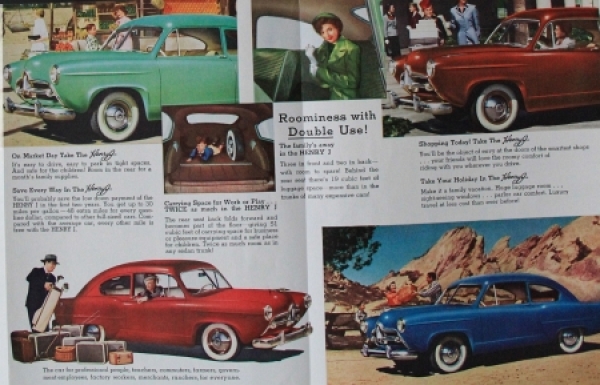 Kaiser Henry J Modelprogram 1950 Carbrochure (6830)