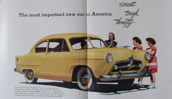 Kaiser Henry J Modelprogram 1950 Carbrochure (6830)