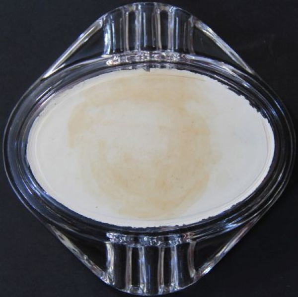 Esso Ashtray 1965 with Gasstationmotiv glas (6833)