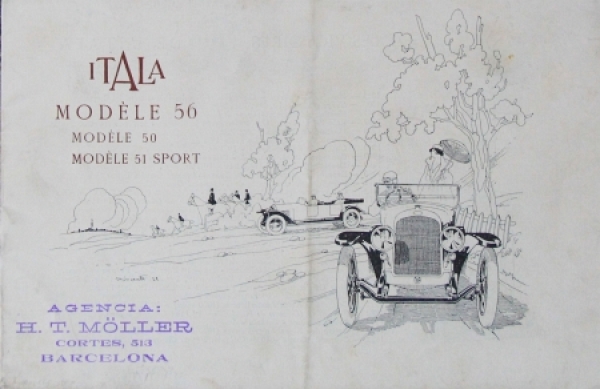 Itala 56 Sport Modelprogram 1914 Carbrochure (8427)