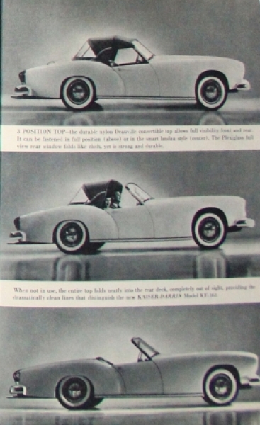 Kaiser Darrin Modelprogram 1953 Carbrochure (4021)