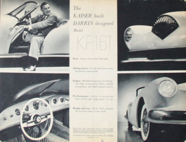 Kaiser Darrin Modelprogram 1953 Carbrochure (4021)