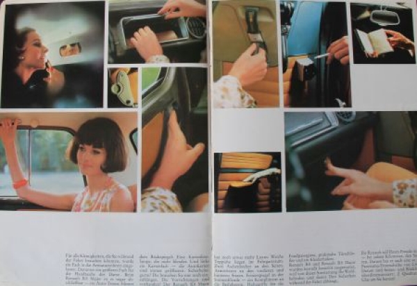 Renault 8 Major Modellprogramm 1965 Automobilprospekt (6907)