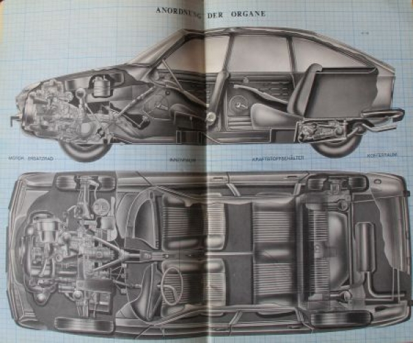 Citroen GS "Technische Beschreibung" 1971 Ownermanual (6910)