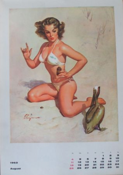 Brown & Bigelow Pin-up Yearcalendar 1963 Gil Elvgren (6922)
