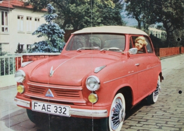 Lloyd Alexander 600 Modelprogram 1958 Carbrochure (8473)
