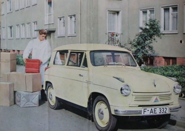 Lloyd Alexander 600 Modelprogram 1958 Carbrochure (8473)
