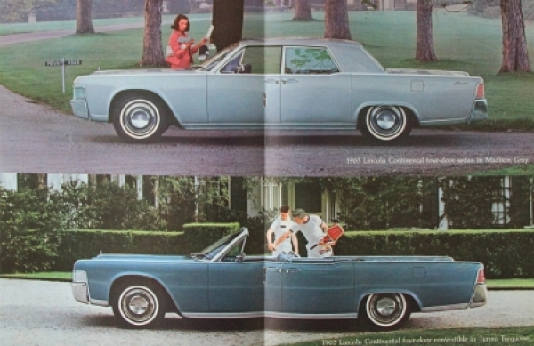 Lincoln Modelprogram 1965 Carbrochure (8488)
