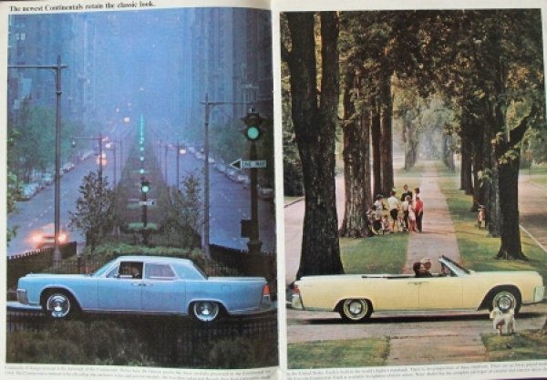 Lincoln Modelprogram 1964 Carbrbochure (7910)