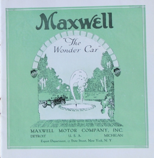 Maxwell Motors Modelprogram 1916 Carbrochure (8510)