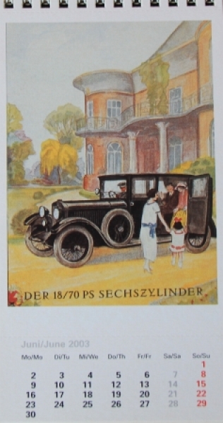 Audi  Historic Yearcalendar 2003 (7045)