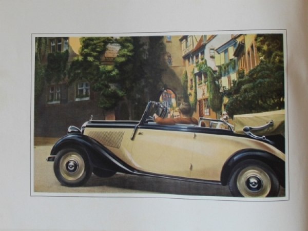 Mercedes-Benz 170 V Modelprogram 1938 Carbrochure (8921)