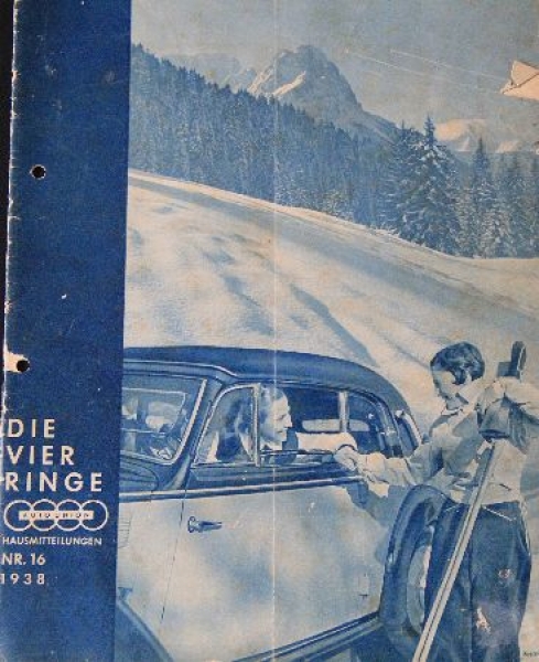 Auto-Union "Die vier Ringe" Factorymagazine 1938 (7058)