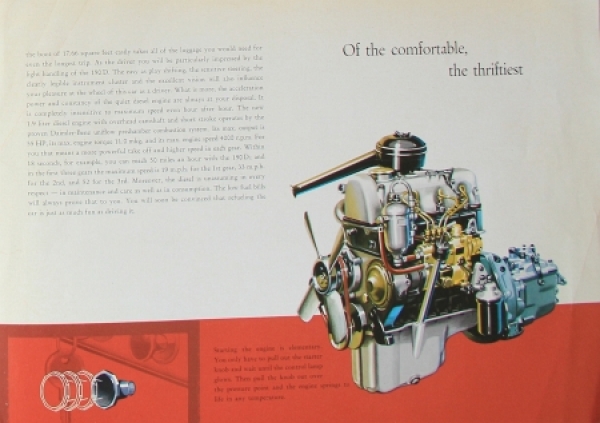 Mercedes-Benz 190 D Modelprogram 1959 Carbrochure (4094)