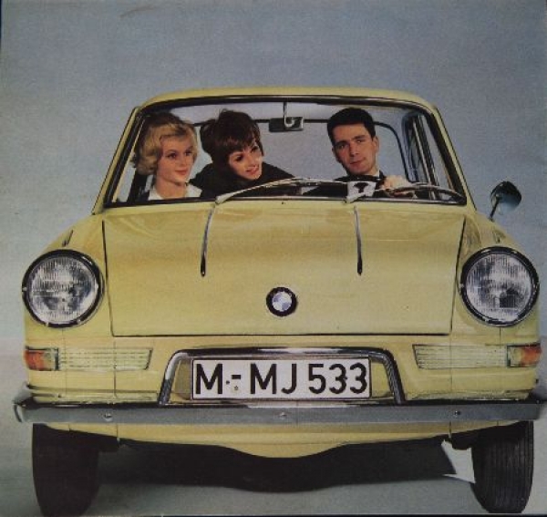BMW 700 Luxus Modelprogram 1962 Carbrochure (7126)