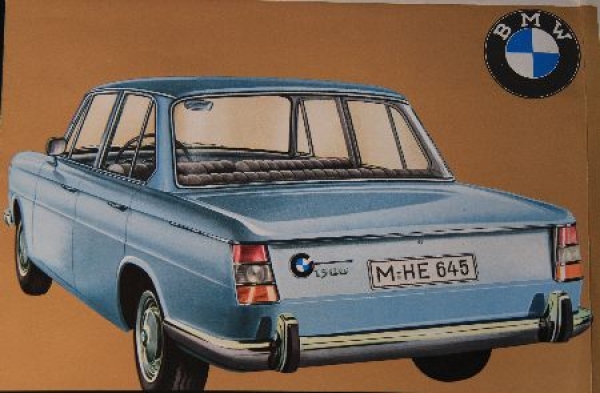 BMW 1500 Modelprogram 1961 Carbrochure (7133)