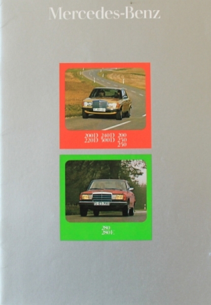 Mercedes-Benz Modelprogram 1975 Carbrochure (8891)