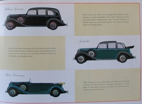 Mercedes-Benz 230 Modelprogram 1939 Carbrochure (7634)