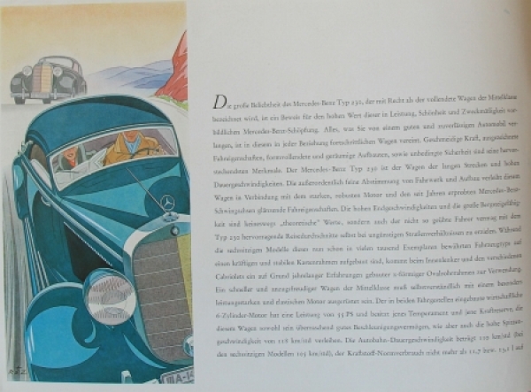 Mercedes-Benz 230 Modelprogram 1939 Carbrochure (7634)